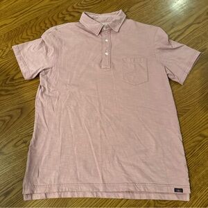 Faherty Light Pink Polo Shirt